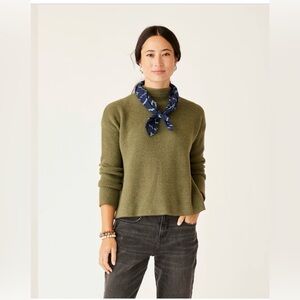 Carve Designs Crewneck Olive Sweater